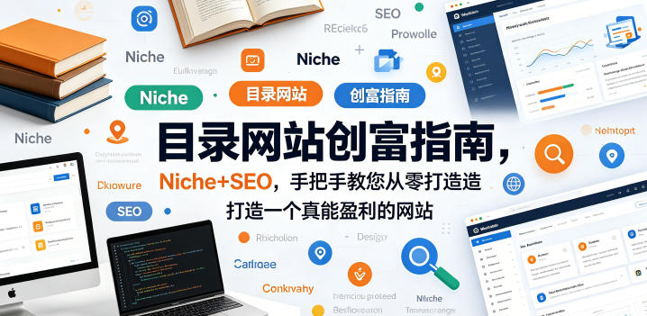 目录网站创富指南，Niche+SEO，手把手教您从零打造打造一个真能盈利的网站【原创双语字幕】-云享网创