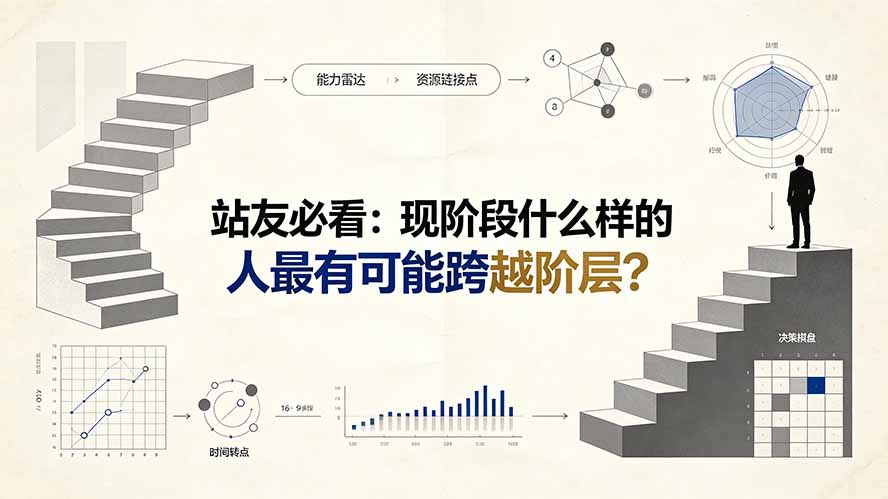 付费文章:站友必看:现阶段什么样的人最有可能跨越阶层?-云享网创