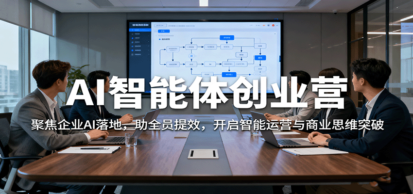 AI智能体创业营:聚焦企业AI落地,助全员提效,开启智能运营与商业思维突破-云享网创