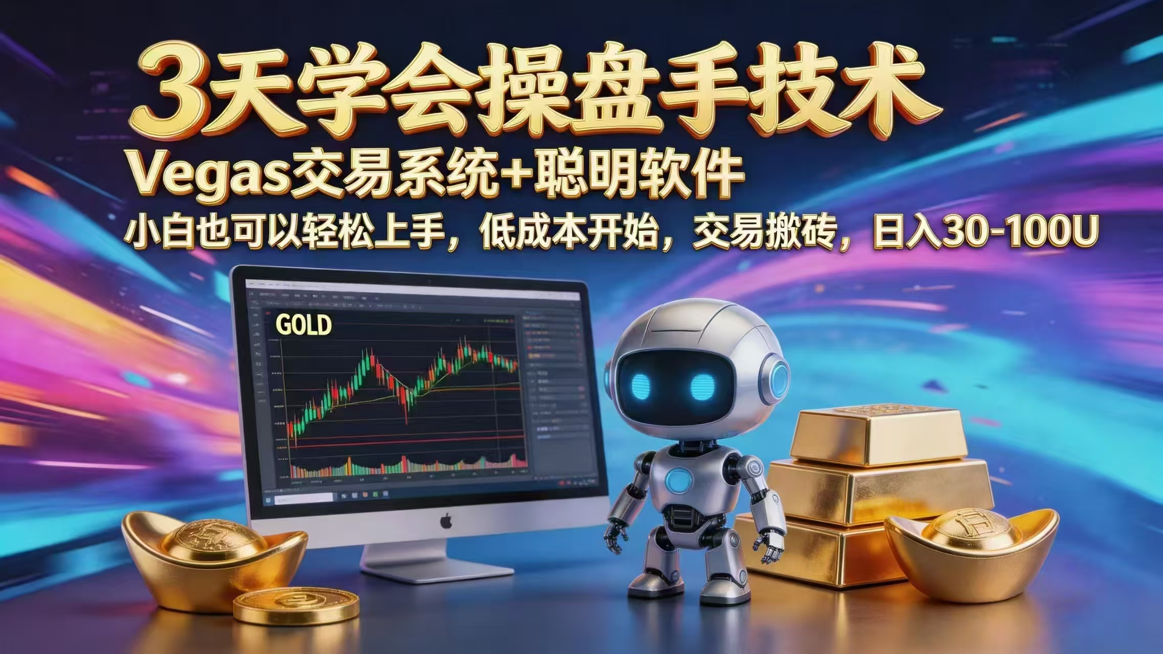 三天学会操盘手技术，vegas技术+聪明软件，小白也可以轻松上手，日入1000+-云享网创