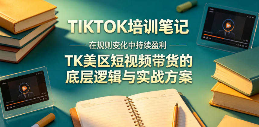 视界跨境TIKTOK4月17培训笔记，在规则变化中持续盈利，TK美区短视频带货的底层逻辑与实战方案【文档】-云享网创