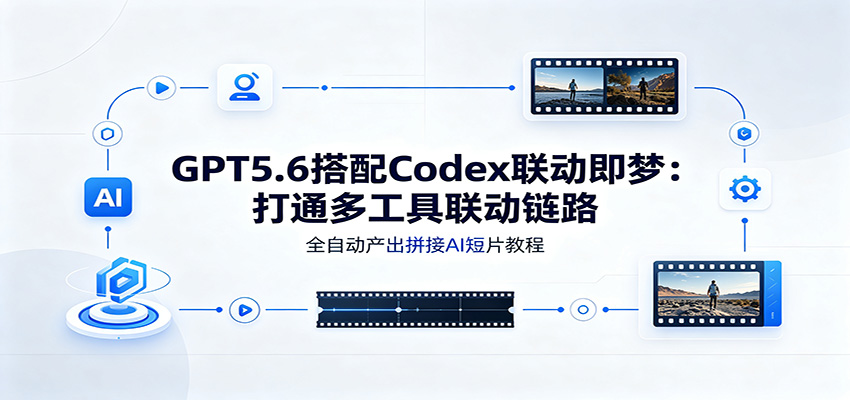 GPT5.6搭配Codex联动即梦：打通多工具联动链路，全自动产出拼接AI短片教程-云享网创