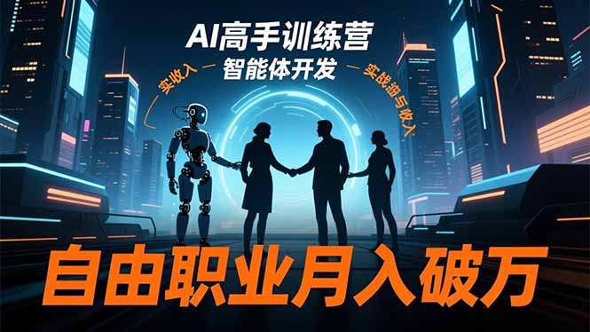 AI高手训练营3.0,ChatGPT,Midjourney,智能体开发,自由职业月入破万-云享网创