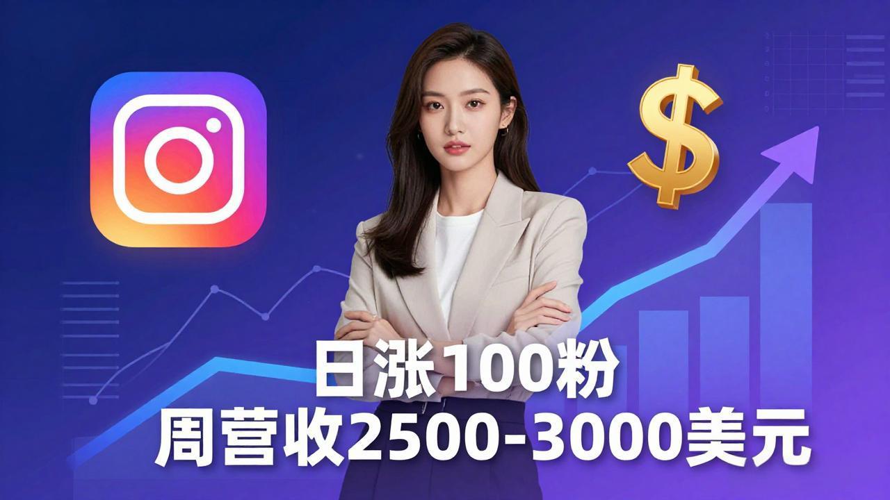 想做数字产品？Sheri亲授：日涨100粉、每周2500至3000美元的营收，Instagram躺着赚-云享网创