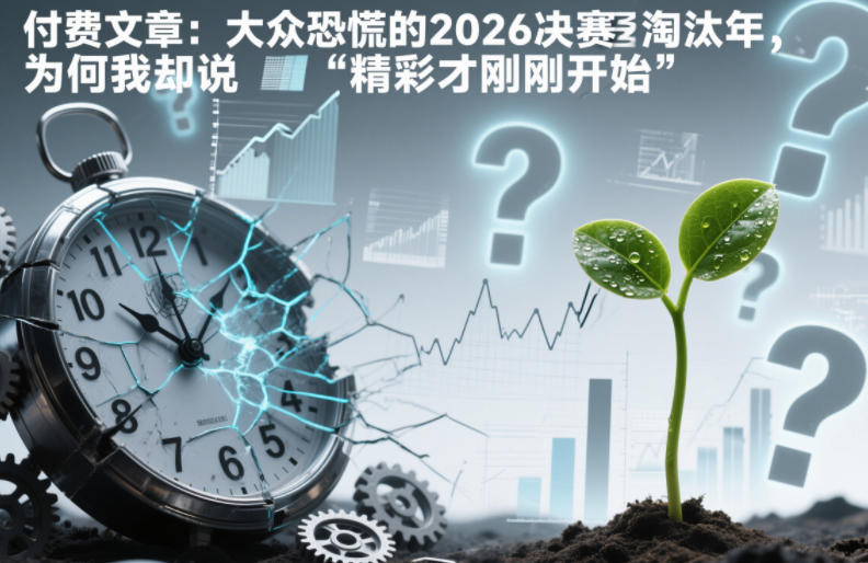 付费文章：大众恐慌的2026决赛淘汰年，为何我却说“精彩才刚刚开始”？-云享网创
