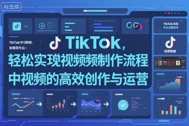 TikTok中视频制做流程，轻松实现Tk中视频的高效创作与运营-云享网创