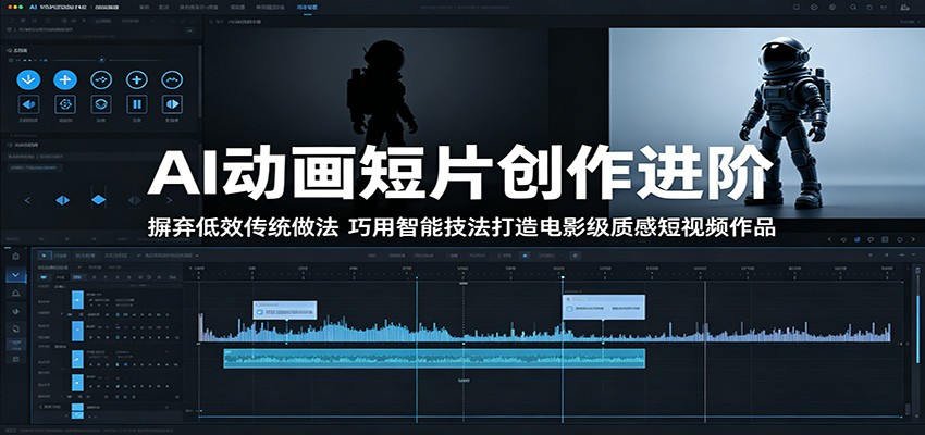 AI动画短片创作进阶：摒弃低效传统做法，巧用智能技法打造电影级质感短视频作品-云享网创