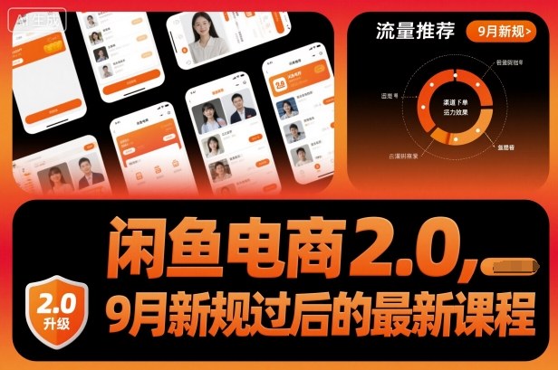 闲鱼电商2.0,9月新规过后的最新课程-云享网创