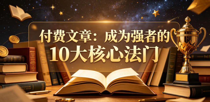 付费文章：成为强者的10大核心法门-云享网创