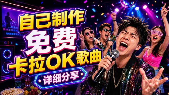免费卡拉OK歌曲制作全攻略：音轨分离字幕制作，零基础快速做出专业K歌视频-云享网创
