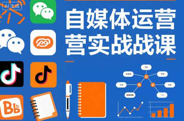 自媒体运营实战课,掌握一套系统的自媒体运营底层方法论,成为优秀的内容创作者-云享网创