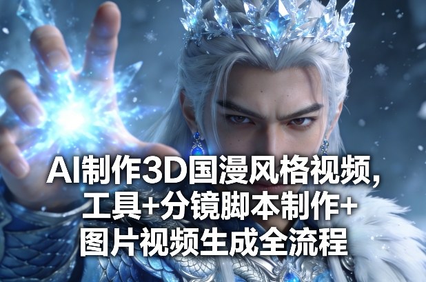 AI制作3D国漫风格视频，工具+分镜脚本制作+图片视频生成全流程-云享网创