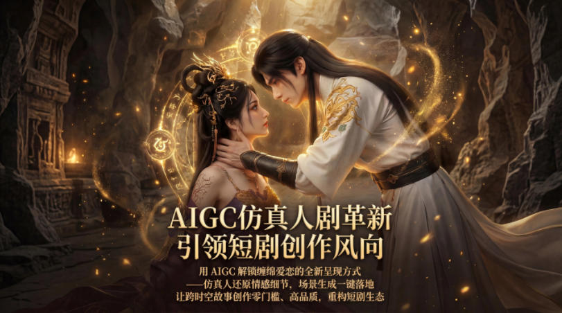 AIGC仿真人《合欢宗》短剧教学，用AIGC解锁缠绵爱恋的全新呈现方式，让跨时空故事创作零门槛、高品质，重构短剧生态-云享网创