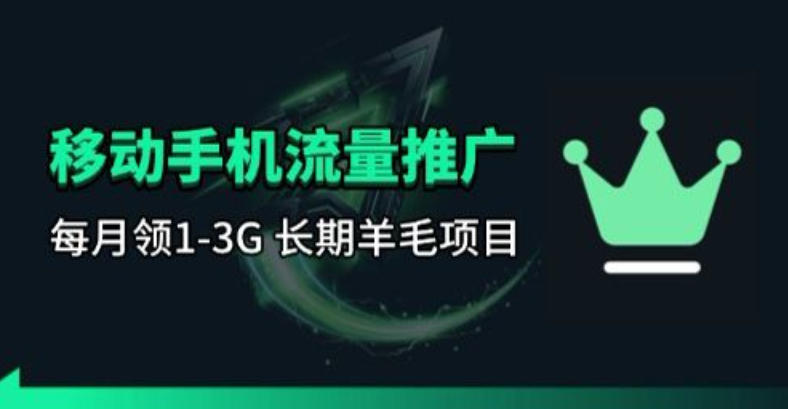 手机流量领取推广_每月一轮，刚需类的长期项目-云享网创