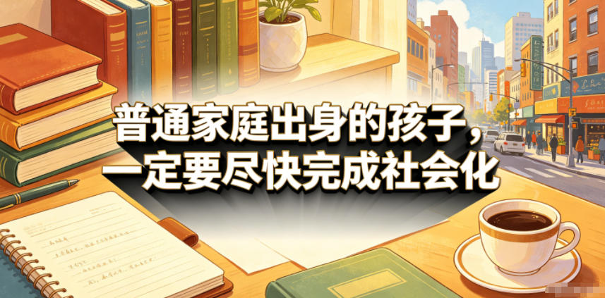 付费文章：普通家庭出身的孩子，一定要尽快完成社会化-云享网创