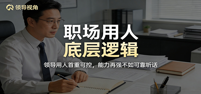 公众号付费文章：职场用人底层逻辑，领导用人首重可控，能力再强不如可靠听话-云享网创