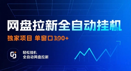 网盘拉新全自动挂G,独家项目,全自动运行完成拉新做任务,单窗口3张+【揭秘】-云享网创