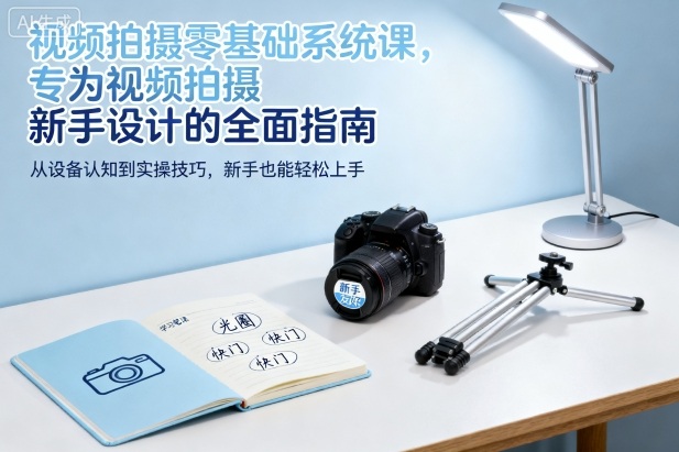 视频拍摄零基础系统课，专为视频拍摄新手设计的全面指南-云享网创