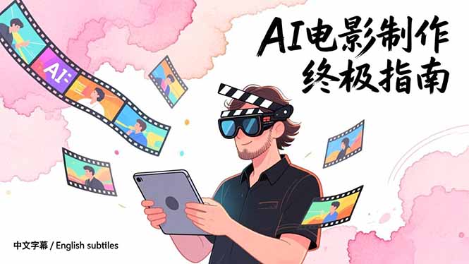 AI电影制作终极指南：从创意到成片，系统掌握智能影视全流程实战课(中英字幕-云享网创
