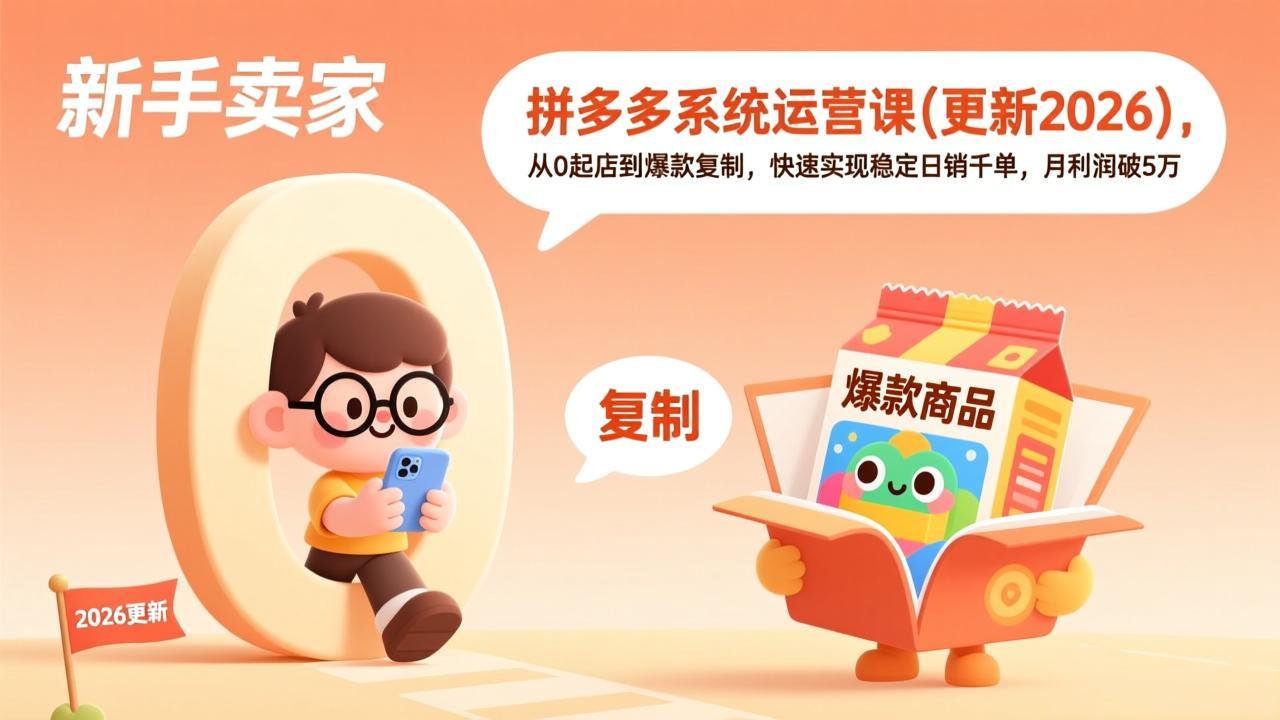 拼多多系统运营课(更新2026-云享网创