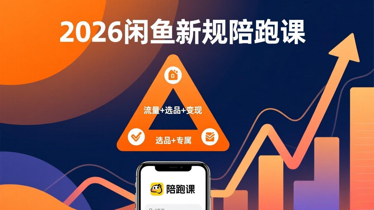 2026闲鱼高阶陪跑课全新上线,带你吃透新规玩转选品流量,从零搭建稳定变现盈利体系-云享网创