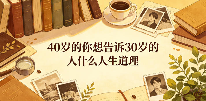 公众号付费文章：40岁的你想告诉30岁的人什么人生道理？-云享网创