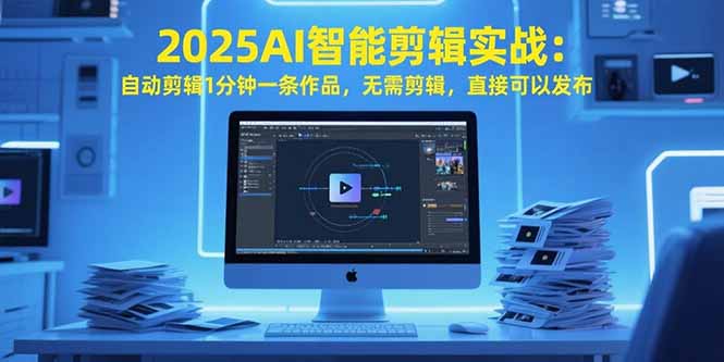 2025AI智能剪辑实战：自动剪辑1分钟一条作品，无需剪辑，直接可以发布-云享网创