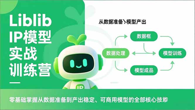 Liblib IP模型实战训练营，零基础掌握从数据准备到产出稳定、可商用模型的全部核心技能-云享网创