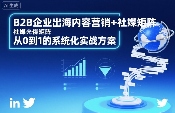 B2B企业出海内容营销+社媒矩阵，从0到1的系统化实战方案-云享网创