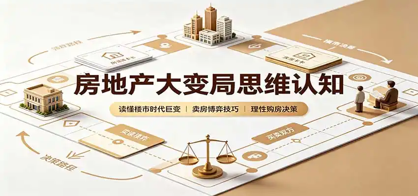 房地产大变局思维认知:读懂楼市时代巨变,卖房博弈技巧,理性购房决策-云享网创