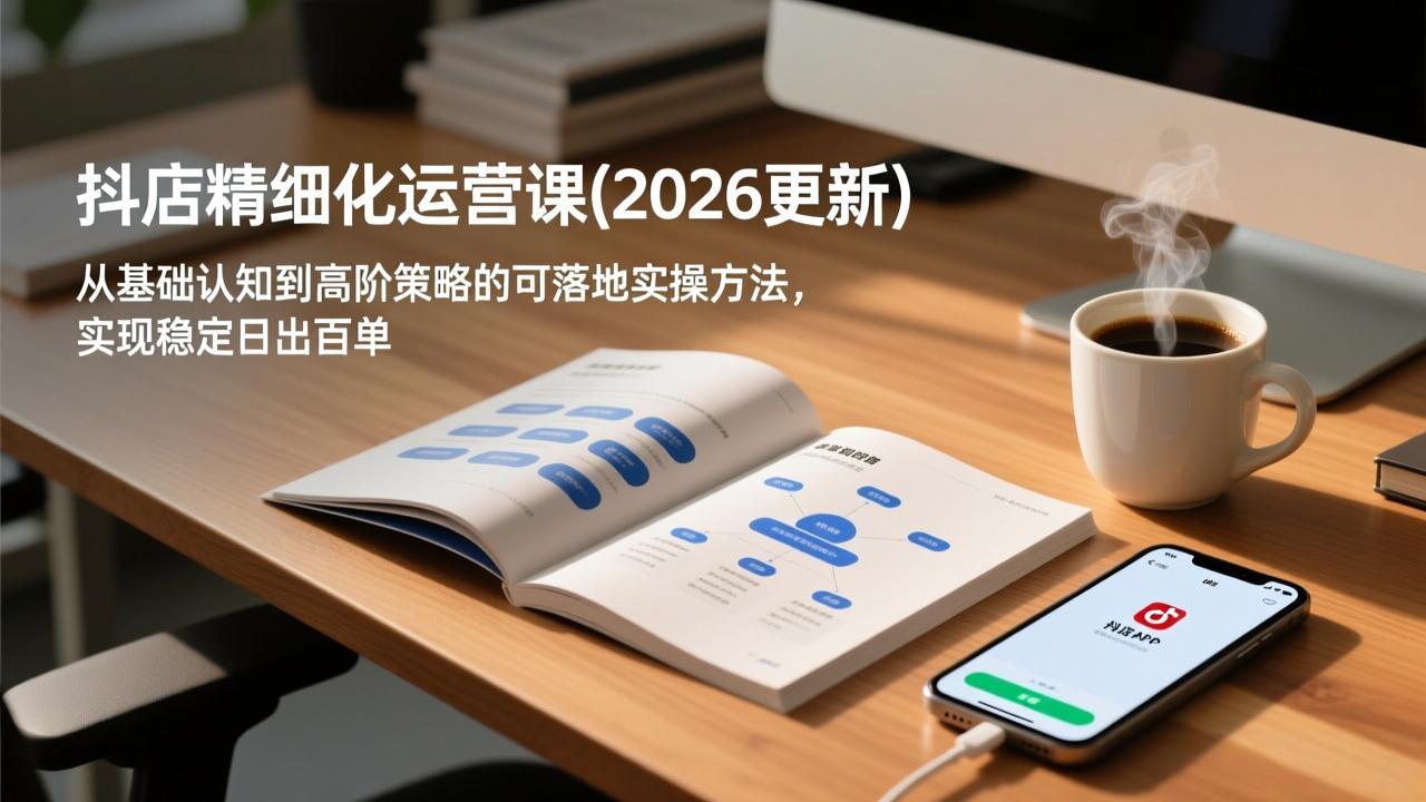 抖店精细化运营课(2026更新-云享网创