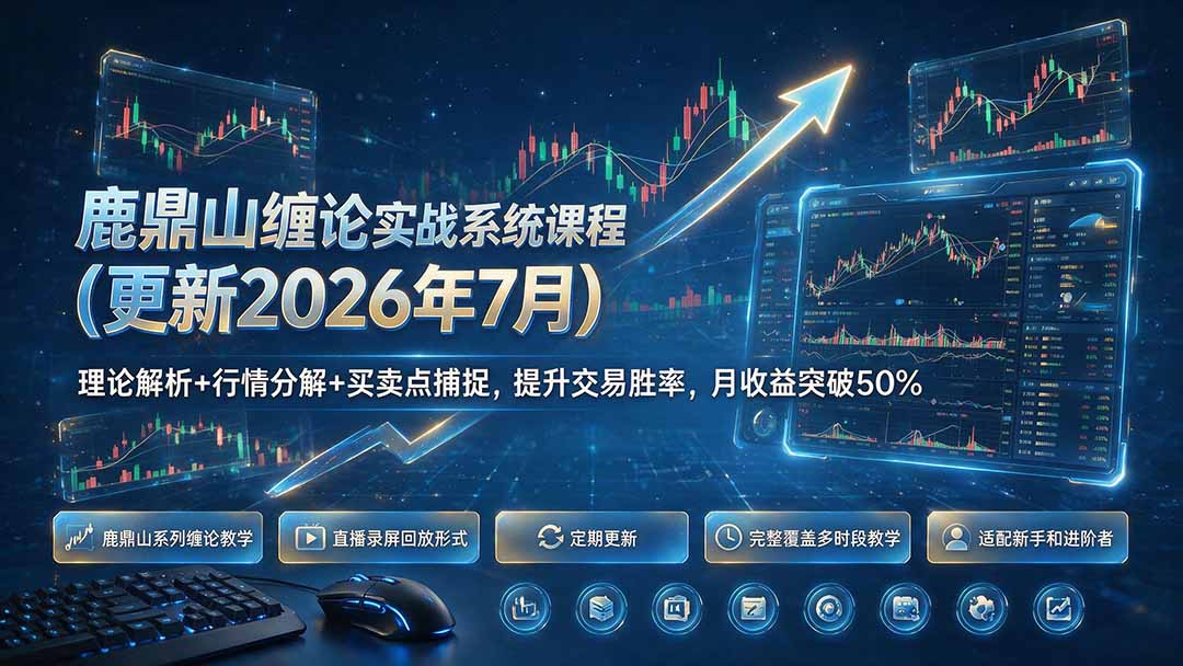 鹿鼎山缠论实战系统课程(更新26年7月-云享网创