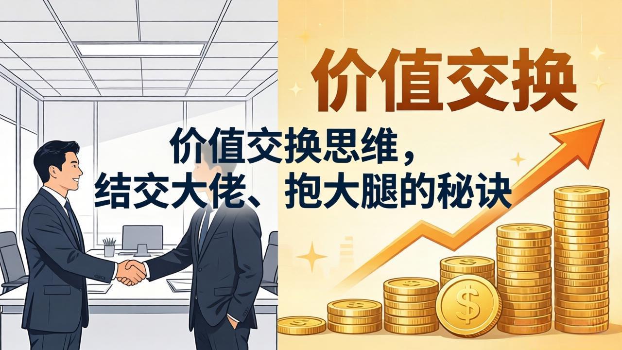 某付费文章：价值交换思维，结交大佬、抱大腿的秘诀-云享网创