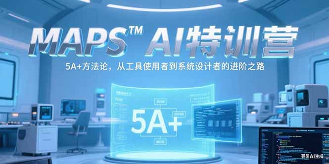 MAPSAI特训营，掌握 5A+方法论，从工具使用者到系统设计者的进阶之路-云享网创